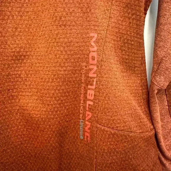 Lafuma x Montblanc Outdoor Full Zip Performance Jacket Gorpcore Orange Women's S - Picture 9 of 16